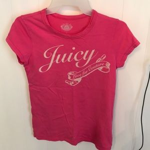 Hot pink Juicy shirt size small